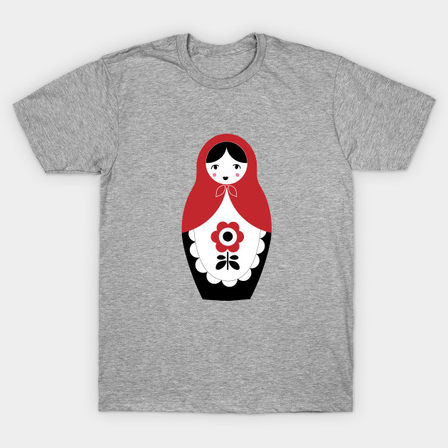 Matryoshka Nesting Doll, Red